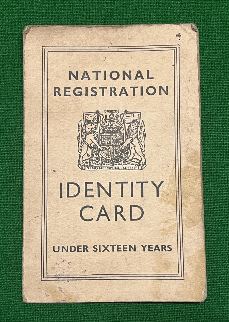 National Registration ID Card Under Sixteen - Scotland.