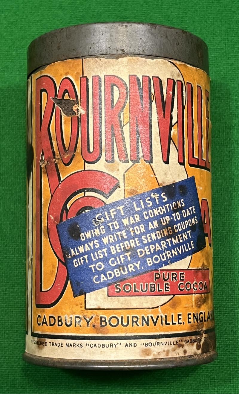 Wartime Bournville Tin.