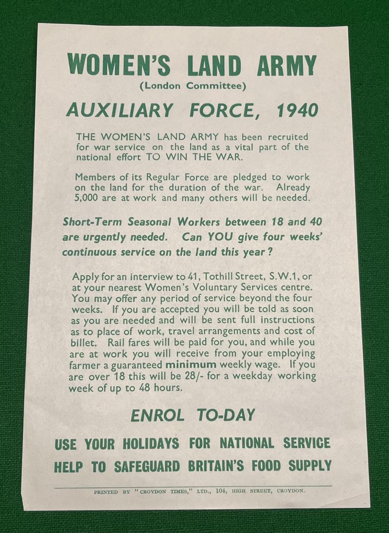 WLA Recruitment Leaflet - London Committee.