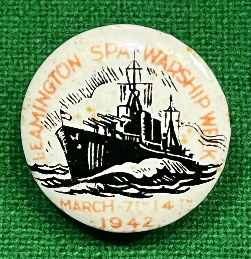 Leamington Spa Warship Week badge.