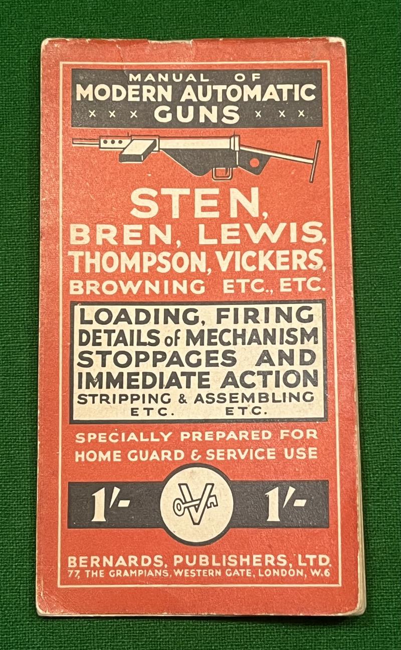 Manual of Modern Automatic Guns.