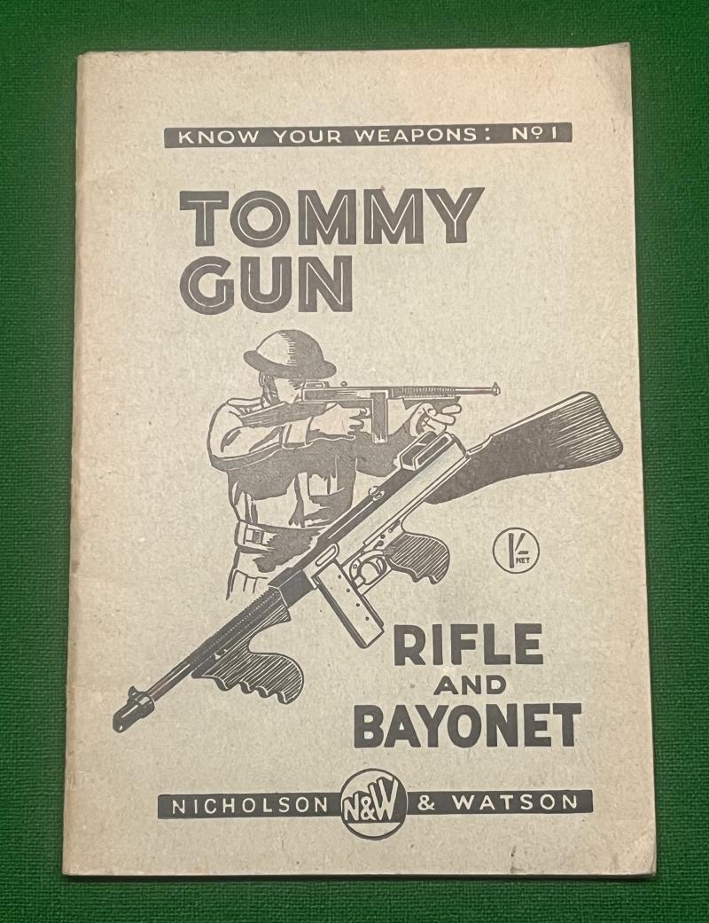 Tommy Gun Rifle & Bayonet.