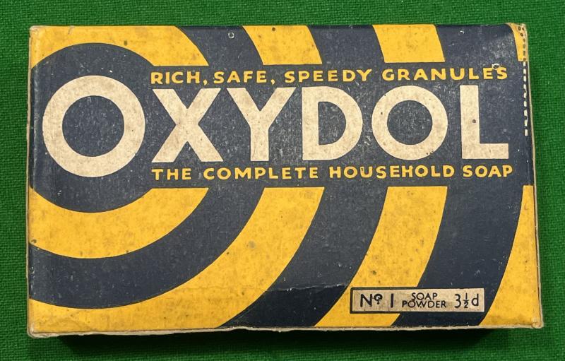 Wartime Oxydol soap packet.