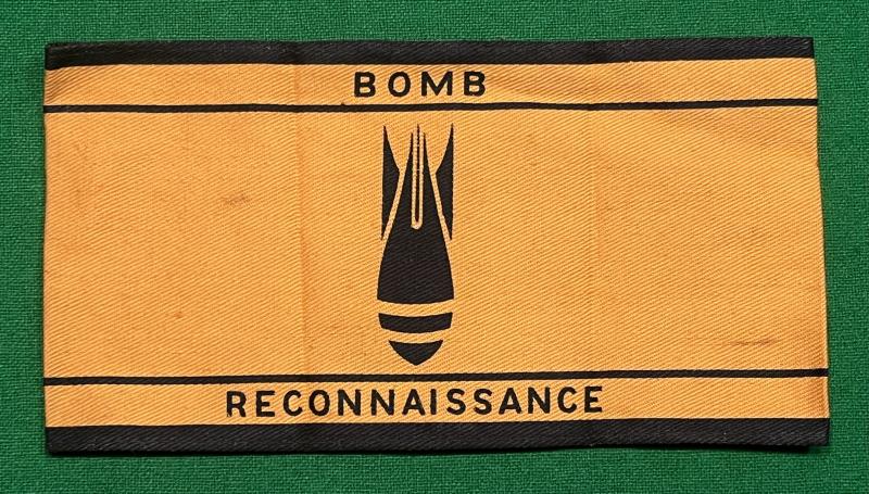 Bomb Reconnaissance armband.
