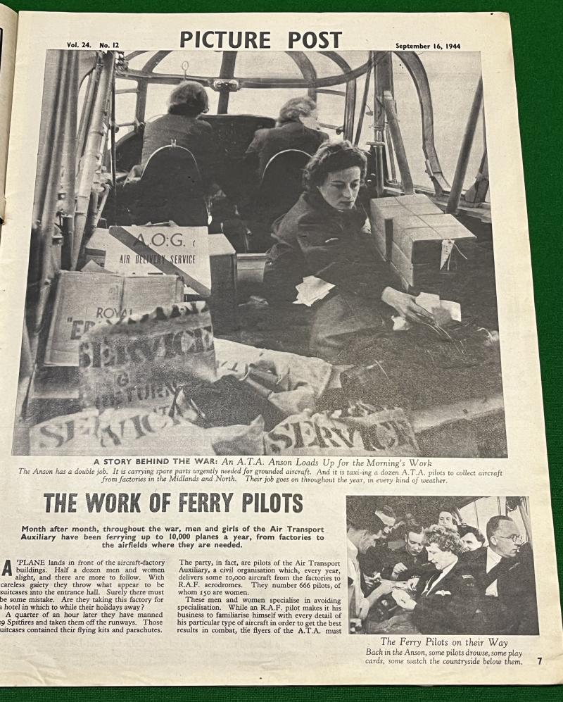 Air Transport Auxiliary edition Picture Post.