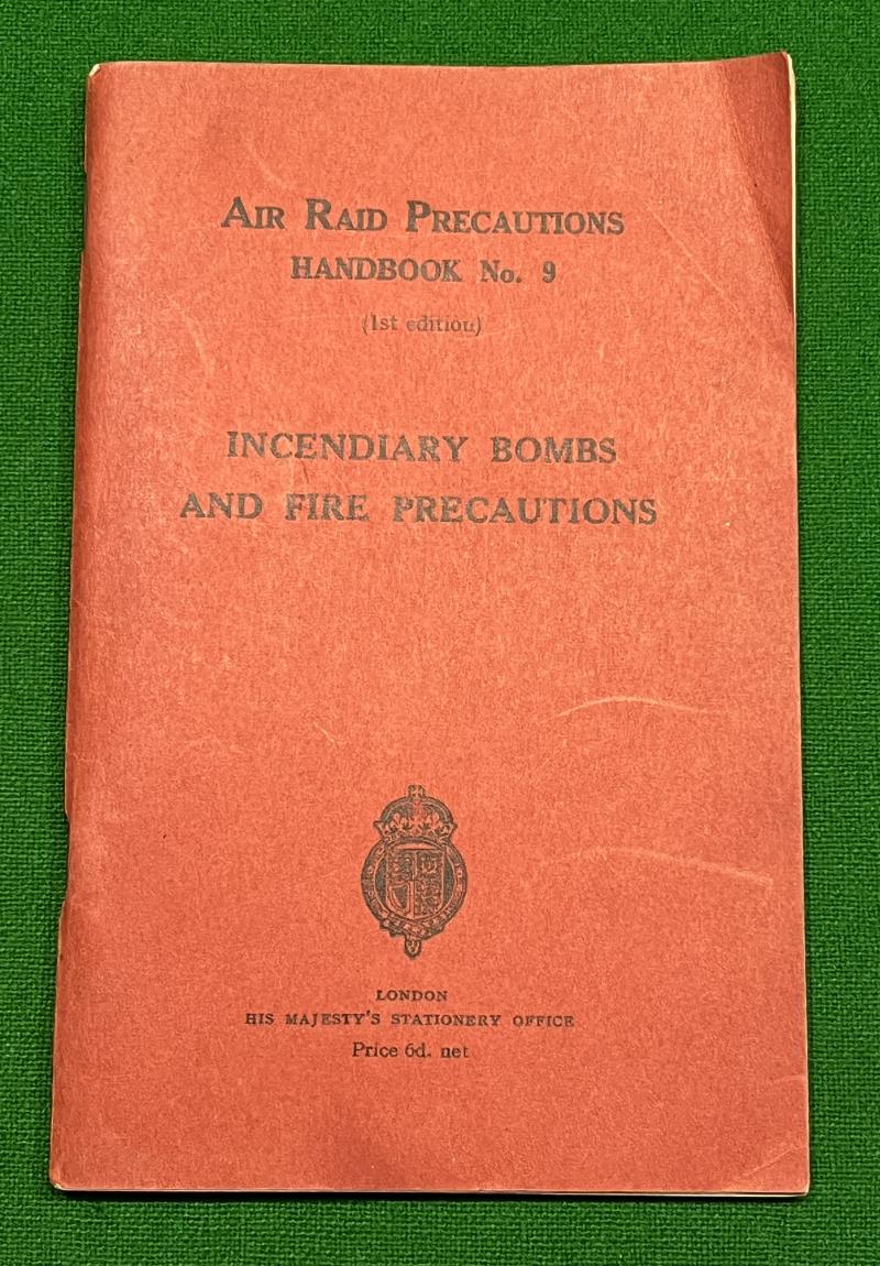ARP handbook No.9 Incendiary Bombs.