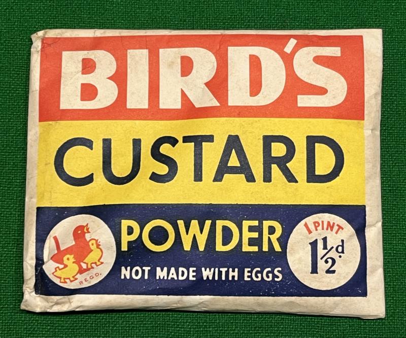 Wartime pack - Bird's Custard.