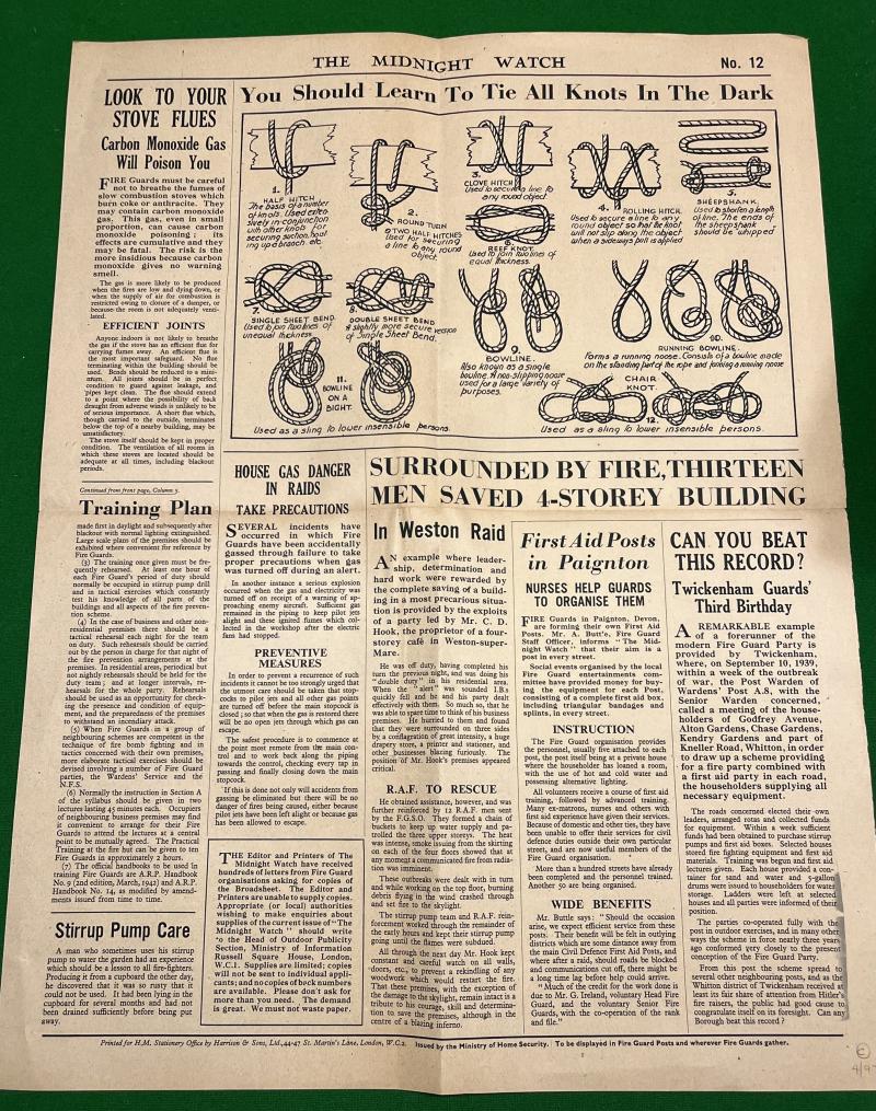The Midnight Watch - Fire Guard Newspaper.