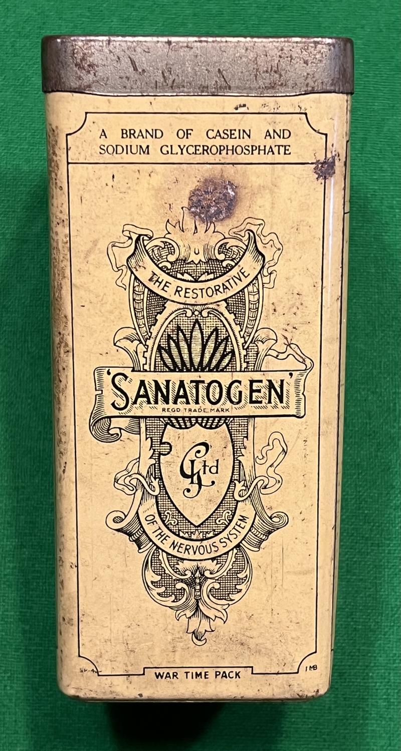 Wartime Sanatogen Tin.