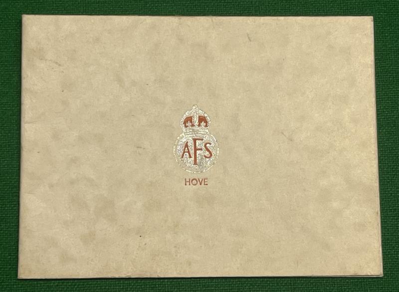 Hove AFS Christmas Card.