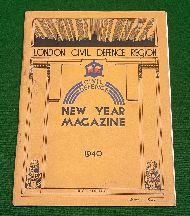 London Civil Defence Region 1940 New Year Magazine.