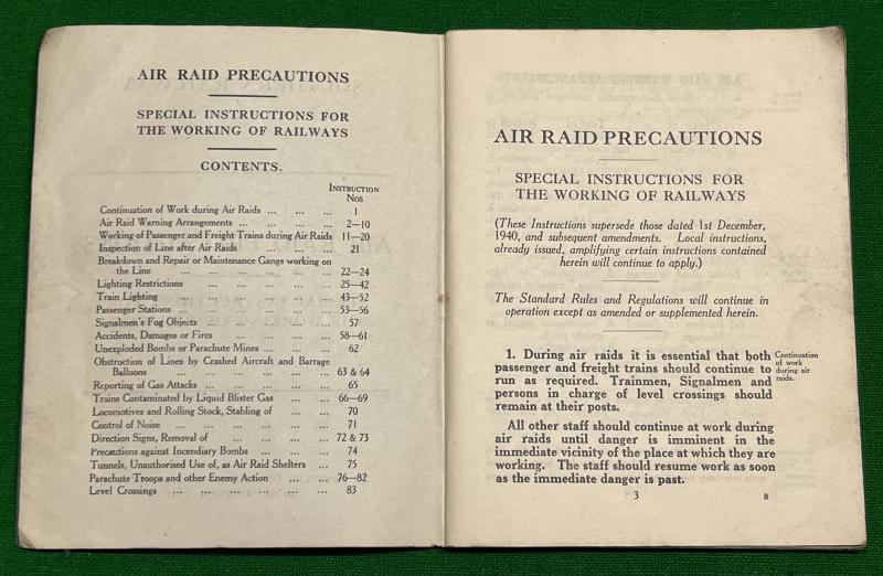 Southern Railway Air Raid Precautions.