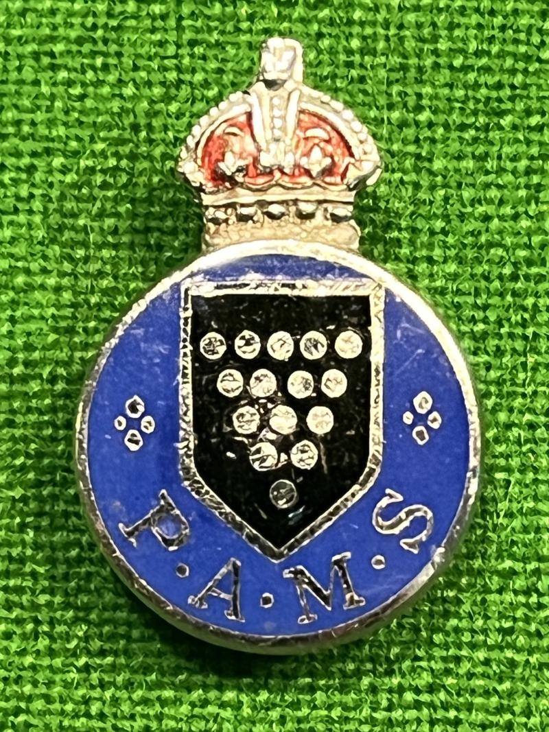 Cornwall Police Auxiliary Messenger Service lapel badge.