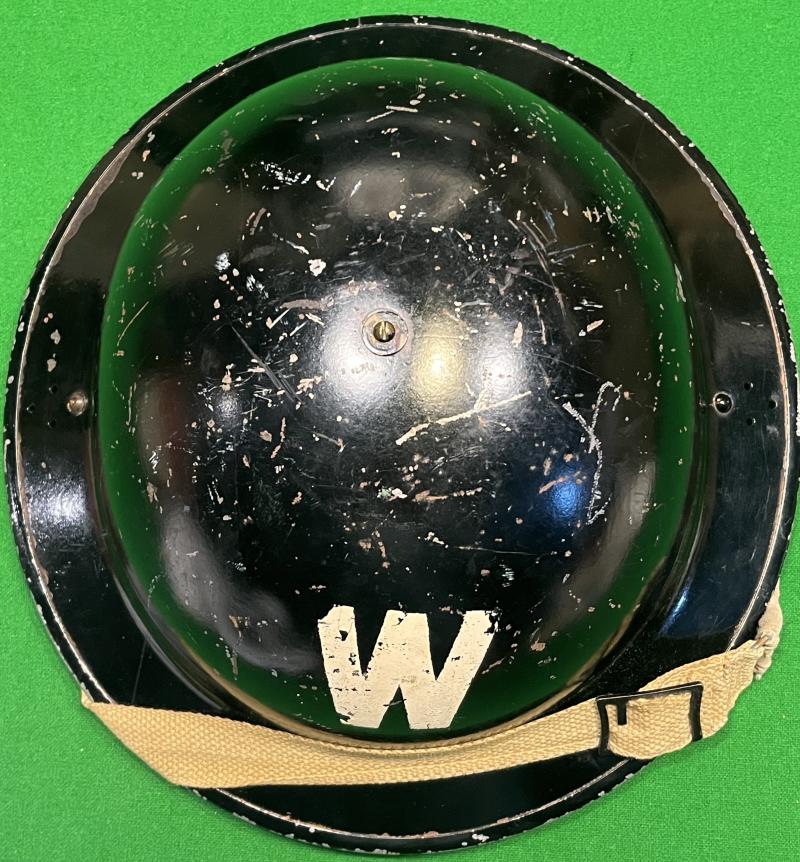 Air Raid Warden's Helmet.