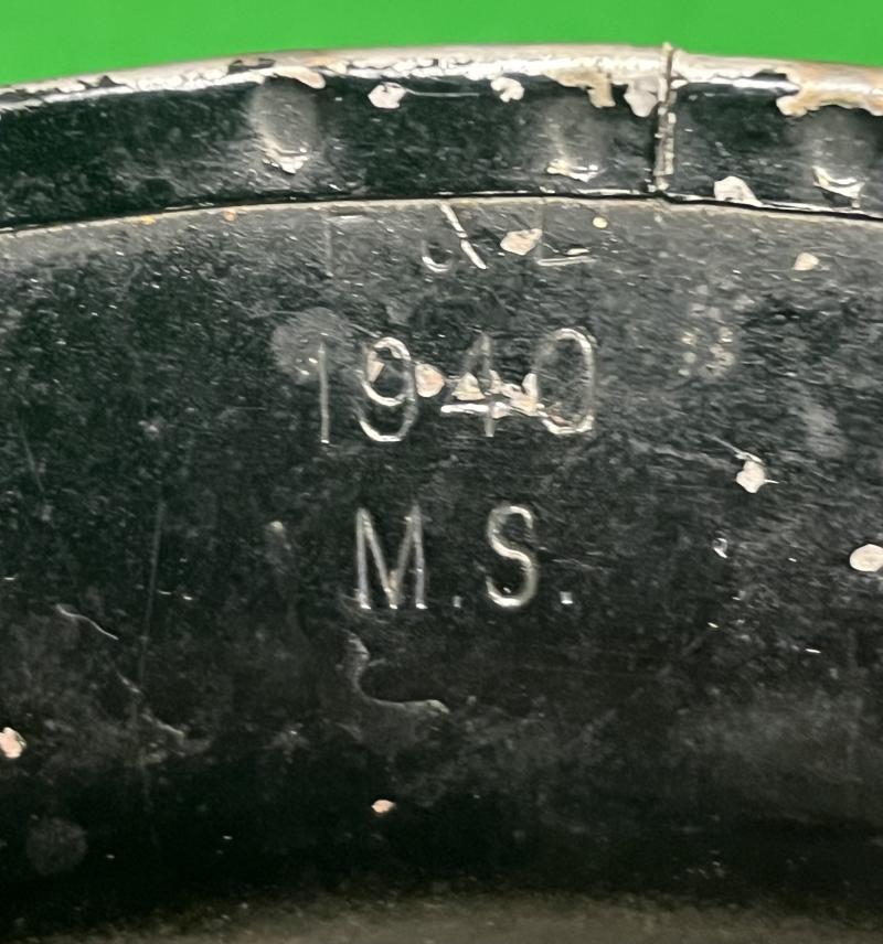 Air Raid Warden's Helmet.