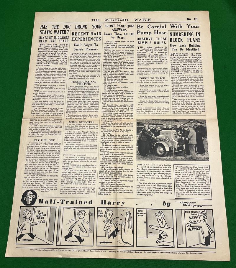 The Midnight Watch - Fire Guard Newspaper - No.16