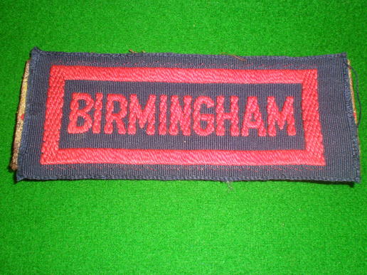 Birmingham ARP title.