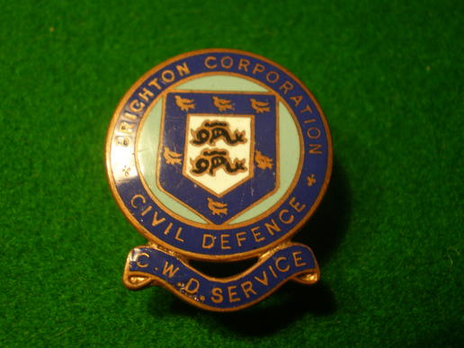Brighton Corporation Civil Defence badge.