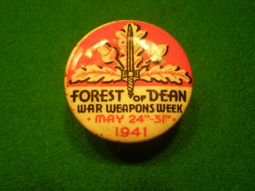 Forest of Dean War Weapons Week badge.