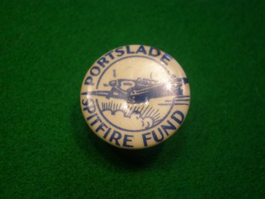 Portslade Spitfire Fund badge.