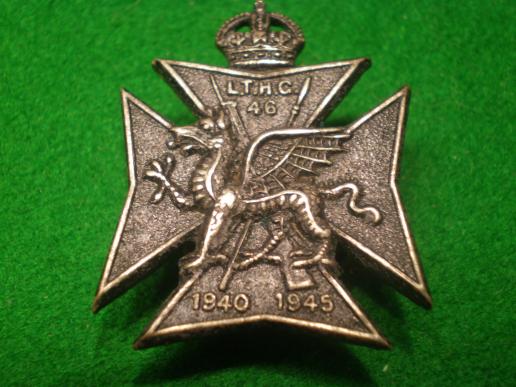 London Transport Home Guard lapel badge.