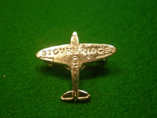 Stourbridge Spitfire Fund badge.