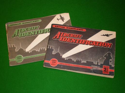 Aircraft Identification manuals - British and German Monoplanes. 