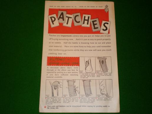 Make do and Mend Leaflet No.7.L