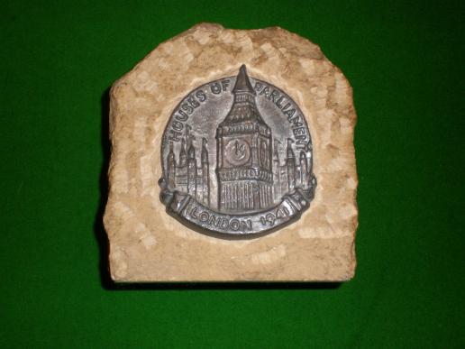 1941 Bombed Houses of Parliament souvenir.