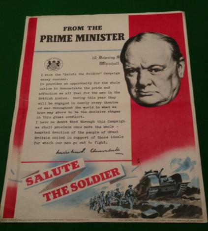 Salute the Soldier campaign poster.