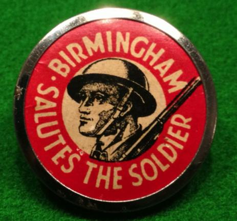 Birmingham Salute the Soldier campaign badge.