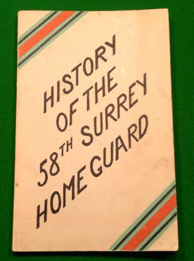 History Of The 58th Surrey (Purley) Home Guard .