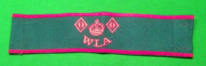Unissued WLA 2 Year armband.