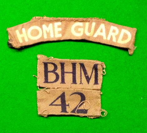 42nd Birmingham Home Guard Titles.
