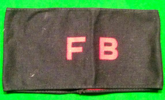 Fire Brigade Armband. 