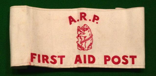 Warwickshire ARP armband. 