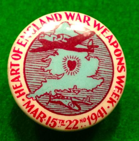 Heart of England War Weapons Week badge.
