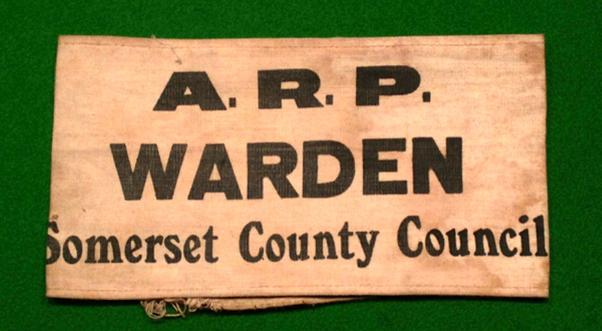 Somerset County Council A.R.P.Warden Armband.