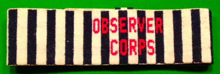 Observer Corps Duty Armband.