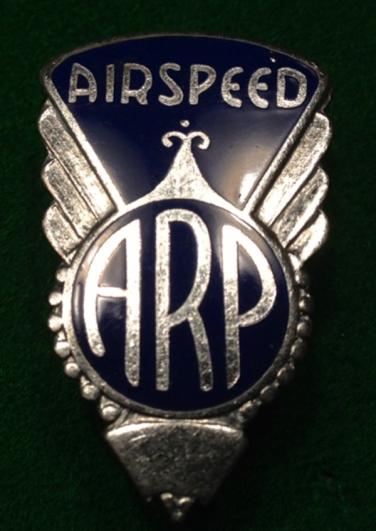 Airspeed ARP Lapel badge.