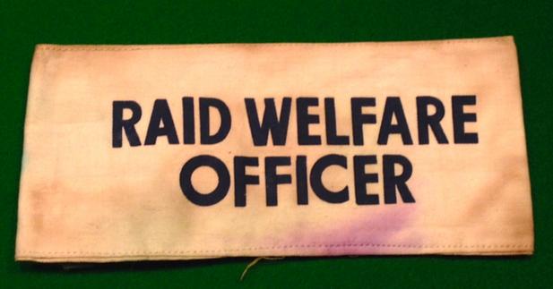 Raid Welfare Officer Armband.