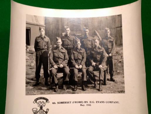 4th Somerset, Evans Company Home Guard Photo.