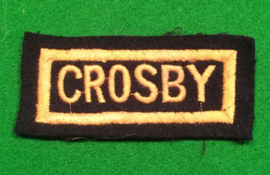 Crosby Civil Defence area title.